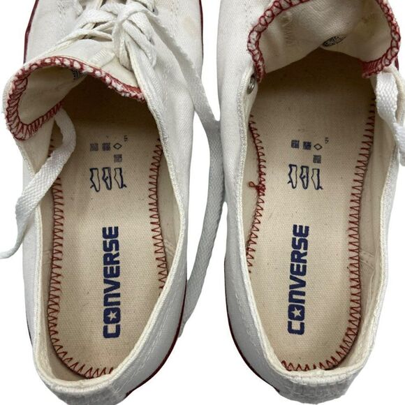 CONVERSE WOMENS CHUCK TAYLOR ALL STAR SHORELINE SNEAKER WHITE Size 9 - Picture 4 of 10